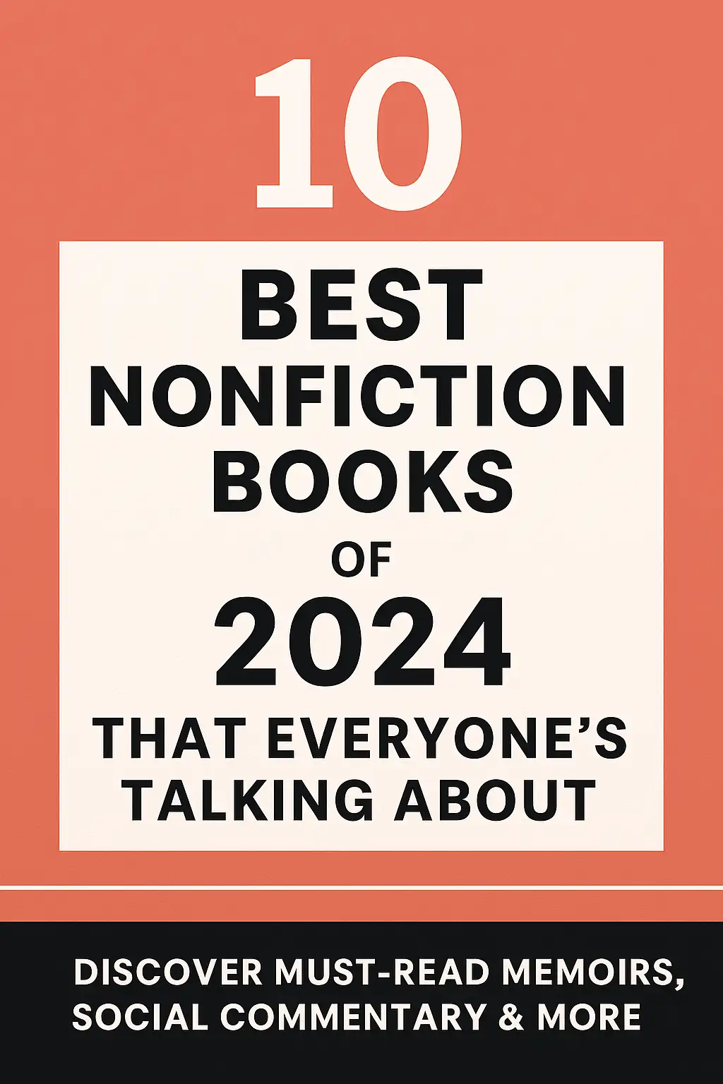 Best Non Fiction Books of 2024 Infographic